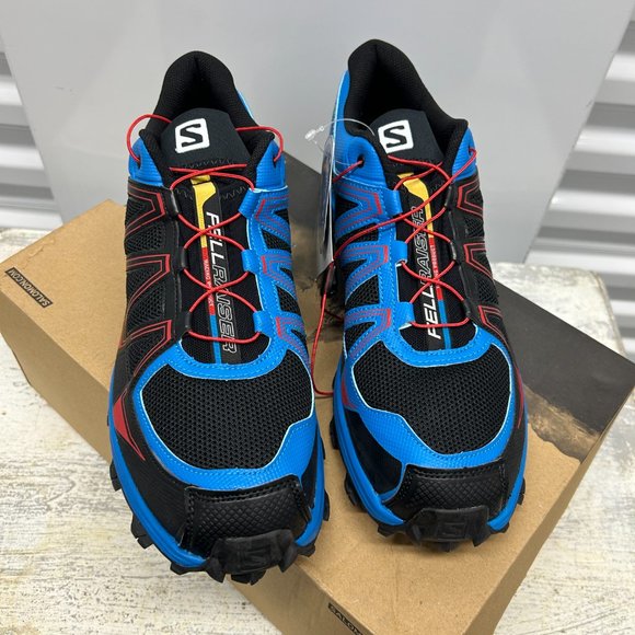 Salomon Fellraiser: Navigate Trails with Style in Black and Blue - Picture 2 of 8
